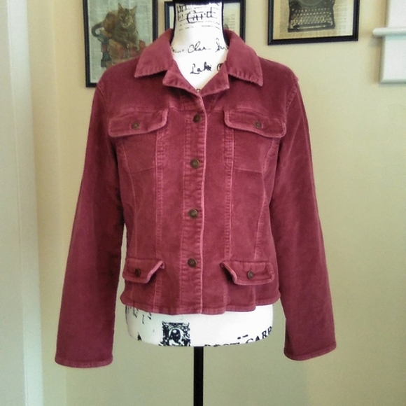 WOMEN'S CORDOURY JEAN STYLE JACKET  (sz 12P) - Picture 1 of 9